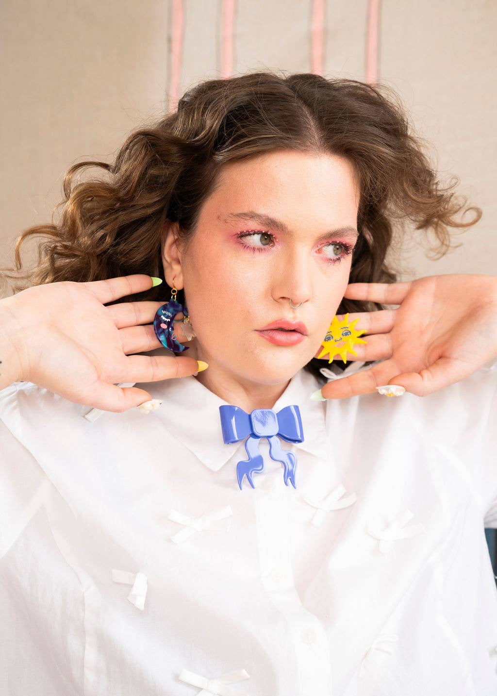 Astro Sun + Moon Statement Earrings