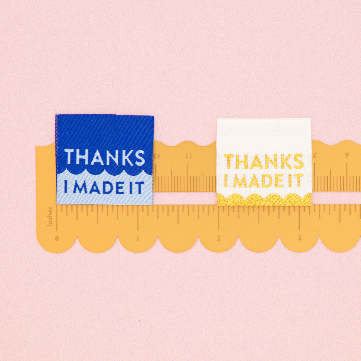 Woven Sew In Labels - Thanks I Made It Holiday Multipack