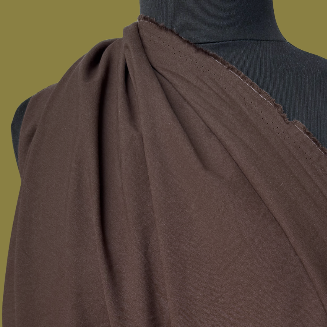 Washed Cotton Poplin - Espresso
