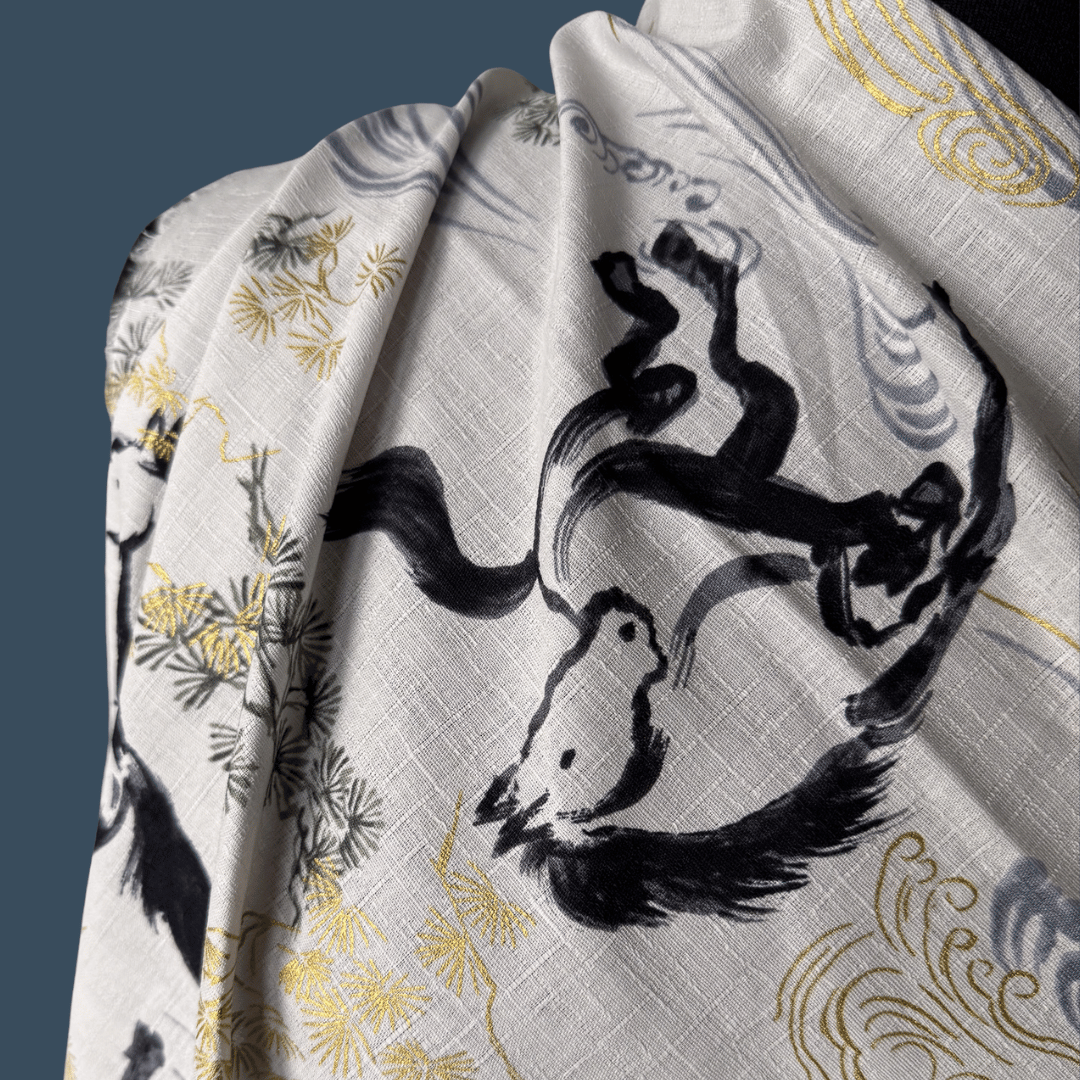 Wild Horses - Ecru - Japanese Cotton Shirting