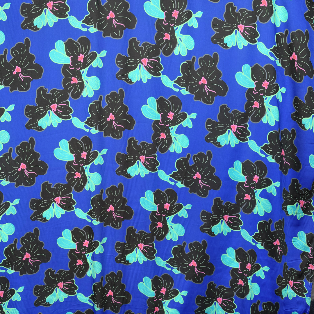 1961 in Ultramarine - Exclusive Print - Ecovero Rayon Challis