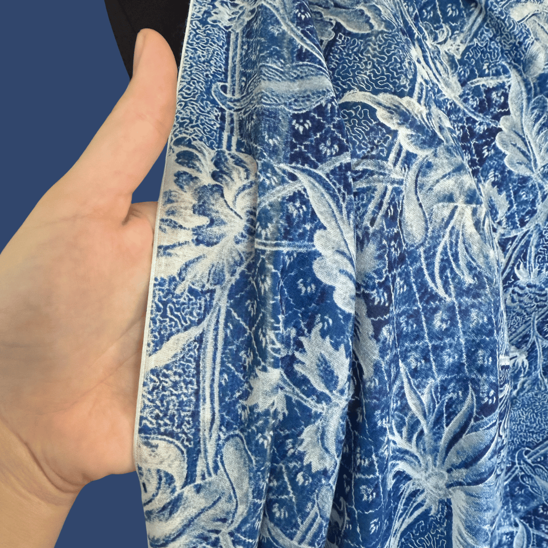 1.3 yard remnant - Ibiza - Silk Cotton Blend - Deadstock