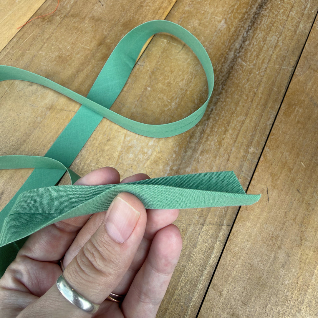 Bias Binding in Sage - 1" Single Fold - Sold by the Yard