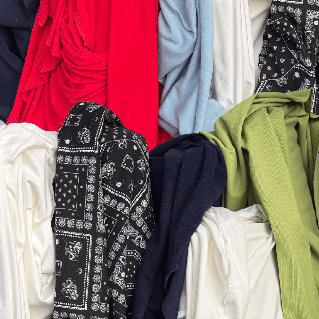 1 yard remnant - Classic Navy Cotton French Terry - Deadstock