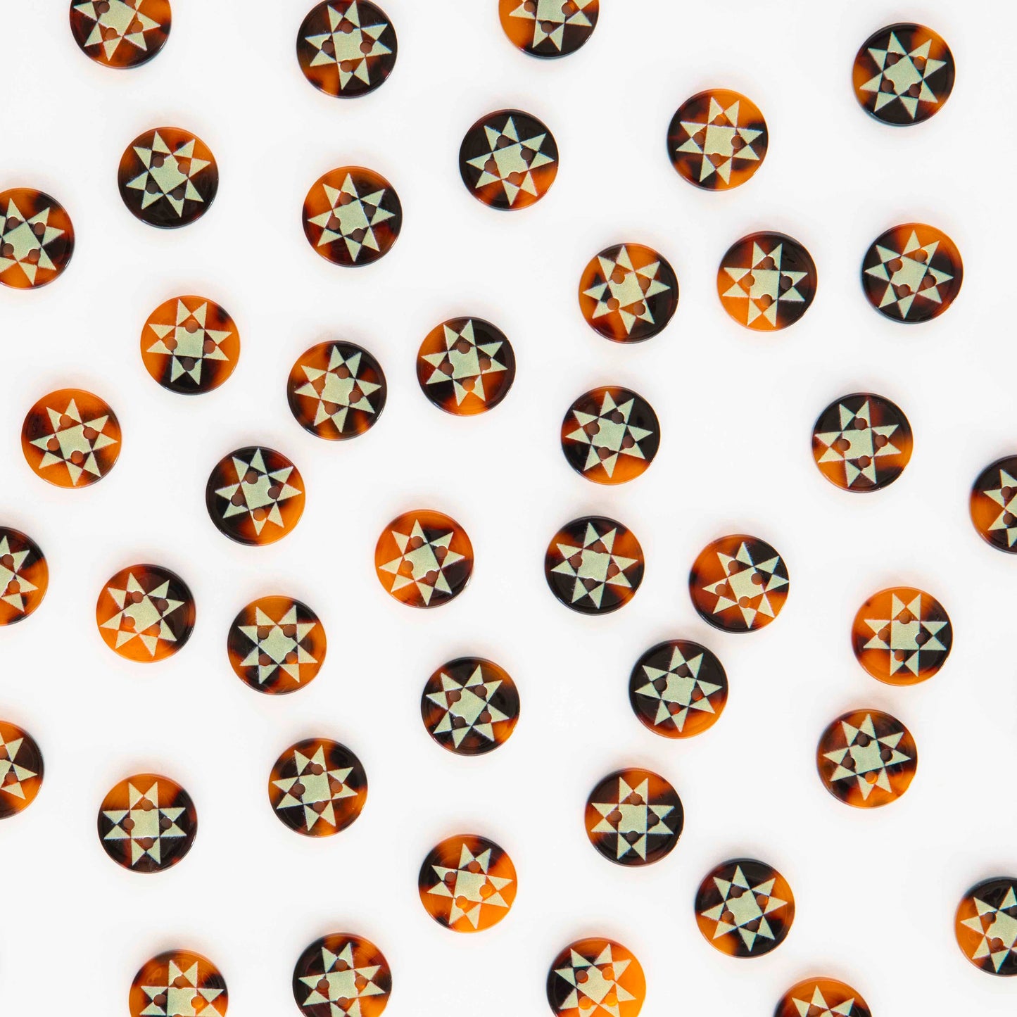 Quilt Star Shirting 0.6" Buttons