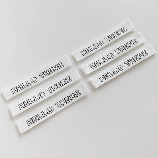 Hello There - Cotton Labels