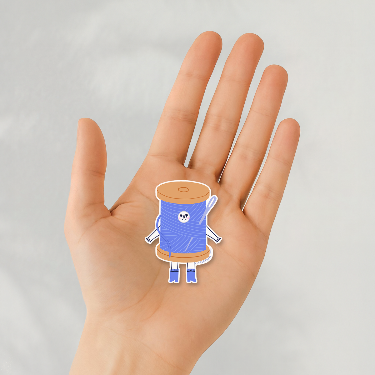 Embroidery Thread Friend Sticker