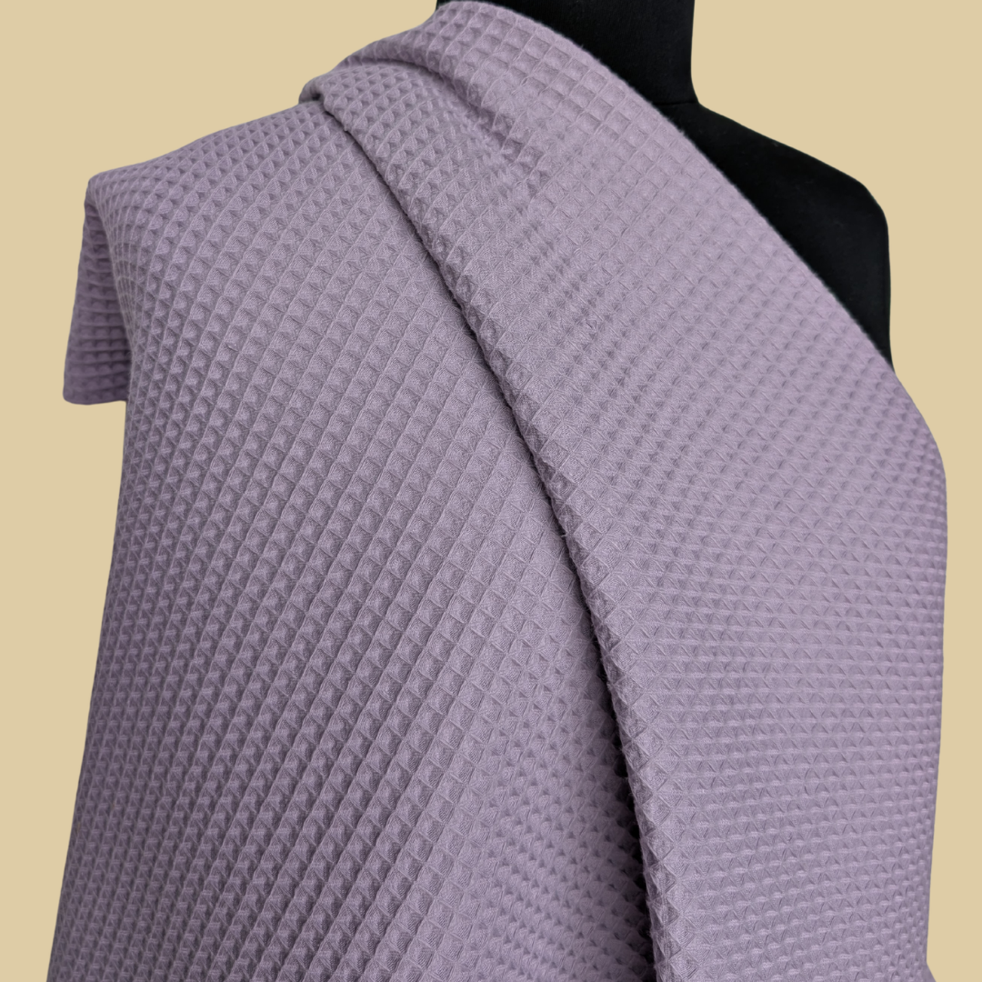 Japanese Cotton Waffle in Lavender