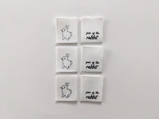 Year of the Rabbit - Cotton Labels