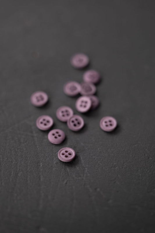 Calamine 0.4" Cotton Buttons - Sold by the button
