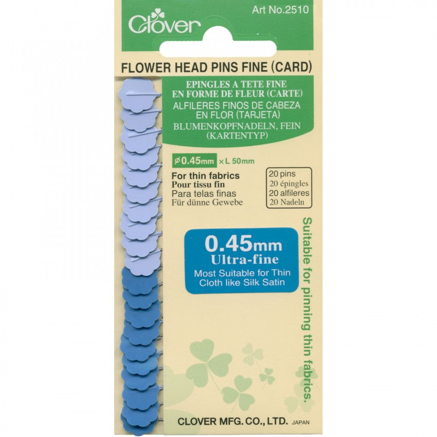 Mini Pack - Clover Pins - Delicate Fabrics