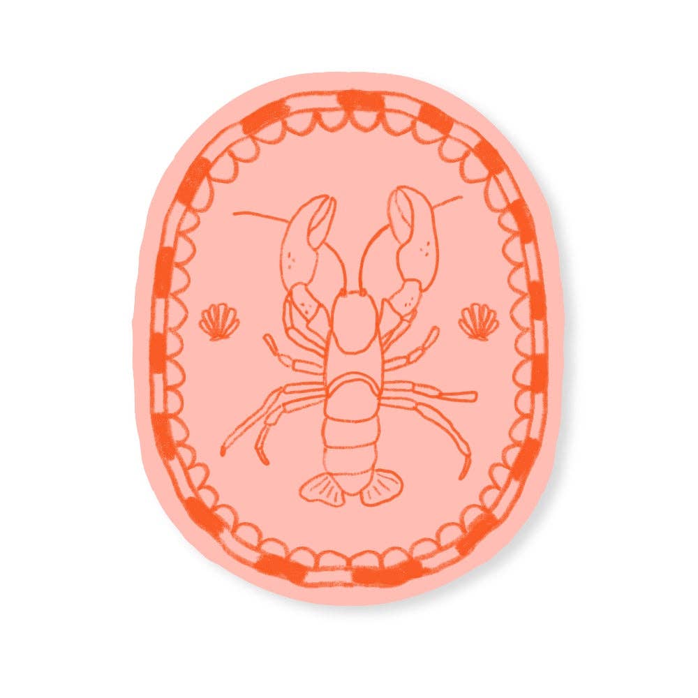 Coastal Lobster Sticker