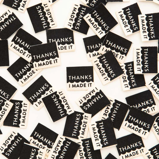 "Thanks I Made It" Organic Cotton Labels