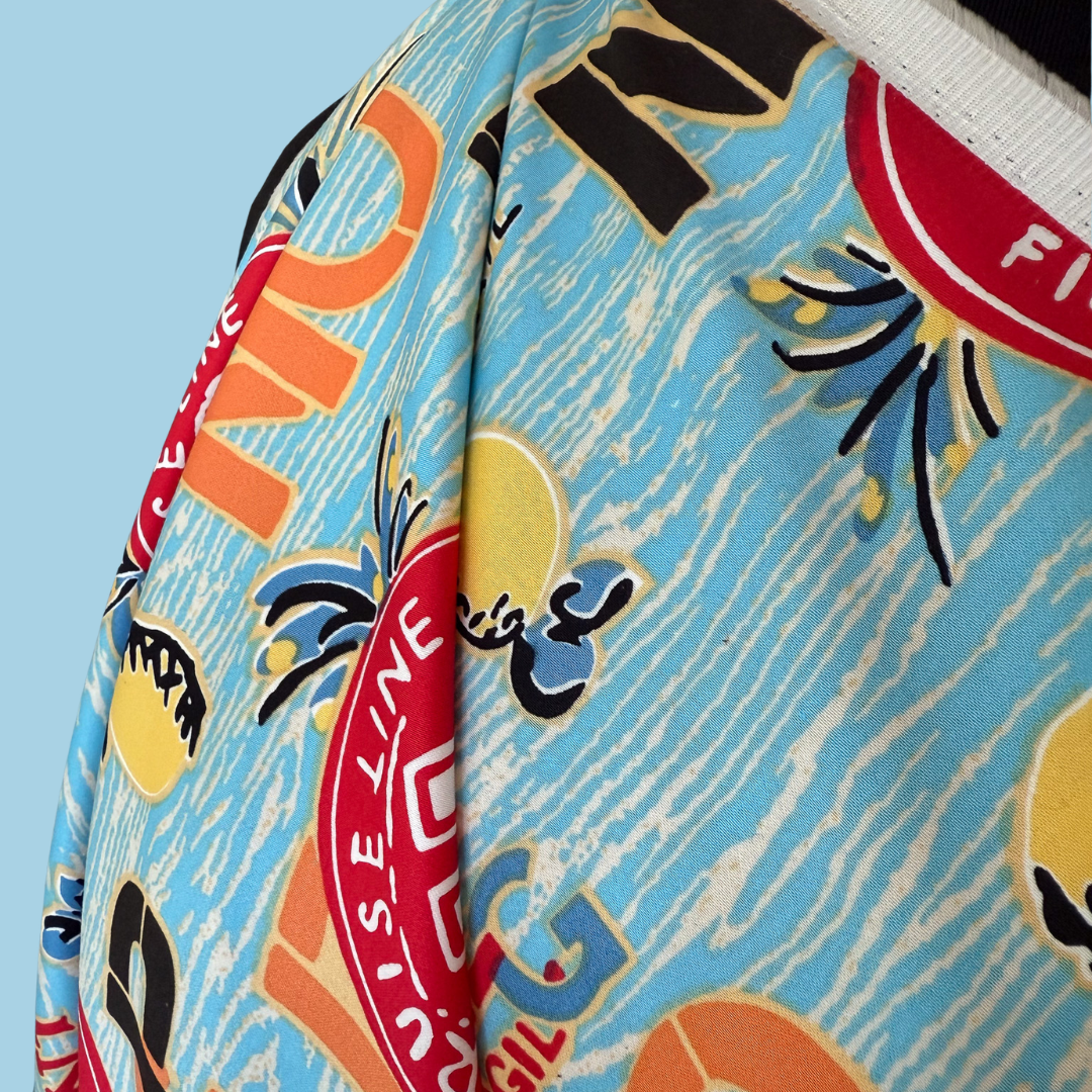 Bon Voyage - Stretch Cotton Sateen - Deadstock