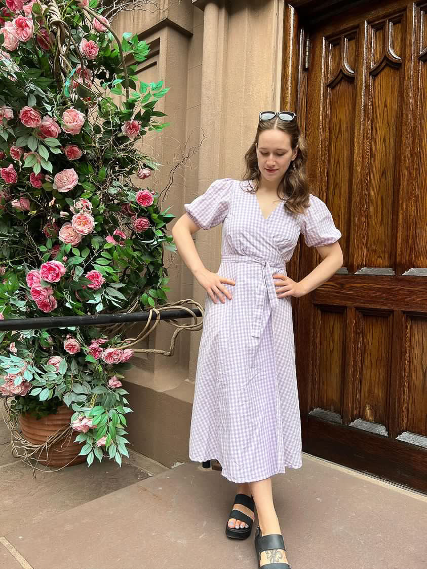 Summertime Sewing in Lilac Daydreams Gingham