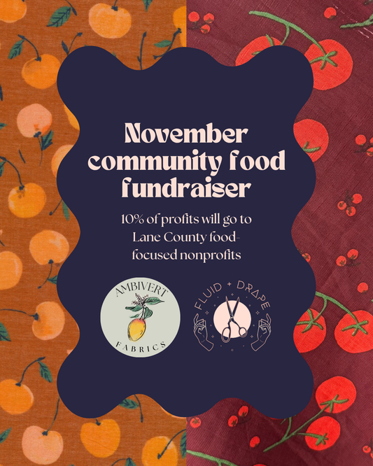 November Community Food Fundraiser 🍂