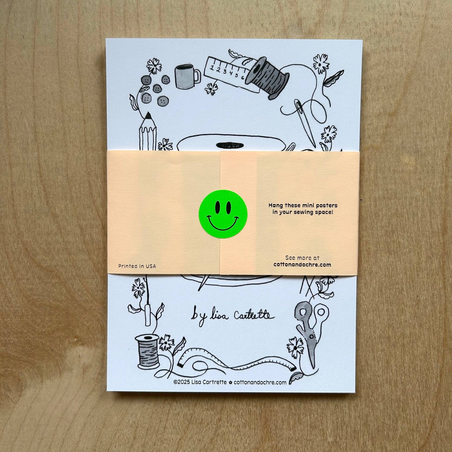 Home Sewing PSA Mini Posters