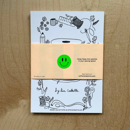 Home Sewing PSA Mini Posters