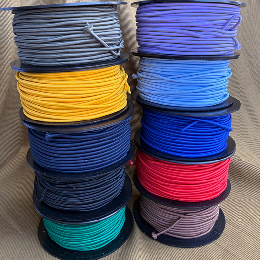 Elastic Round Cording - Sold by the Yard