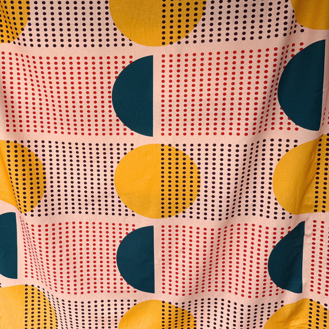 Low Stock - Sunrise - Exclusive Print - Linen Cotton Blend