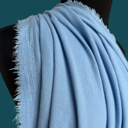 Slub Linen Rayon - Sky Blue