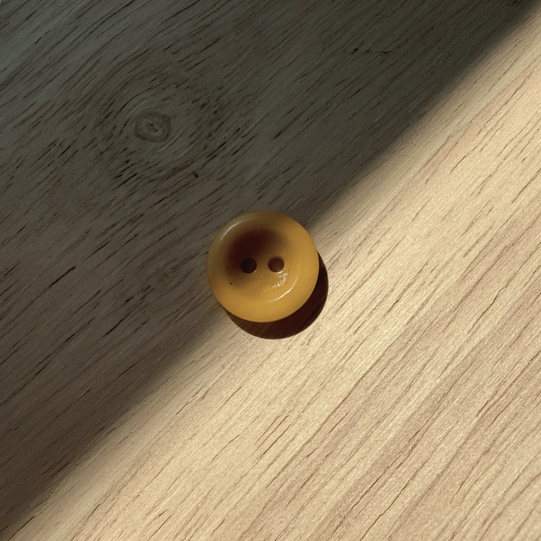 Wide Rimmed Corozo Buttons - 0.6" (sold by the button)