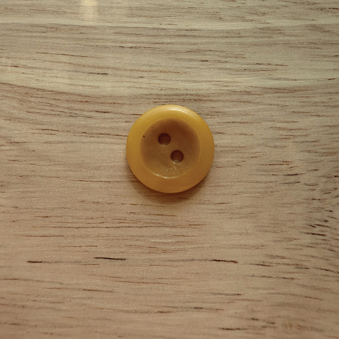 Wide Rimmed Corozo Buttons - 0.6" (sold by the button)