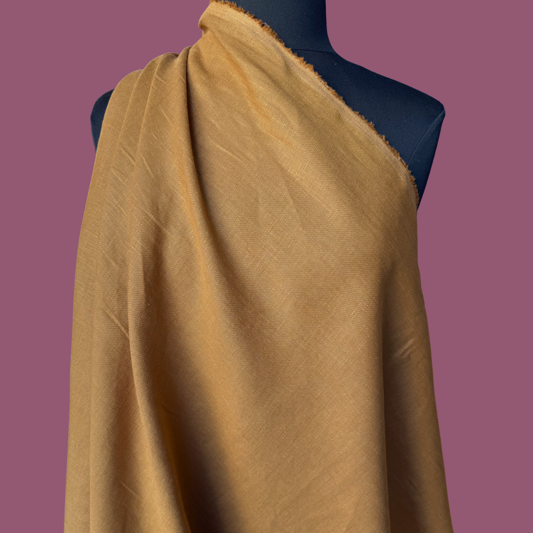 Midweight Stonewashed Linen - Camel