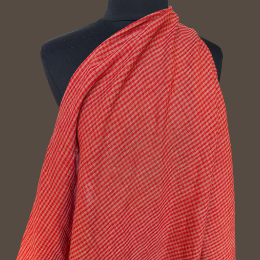 Mini Gingham Linen - Cherry Pie