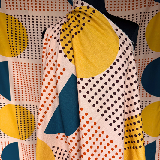 Low Stock - Sunrise - Exclusive Print - Linen Cotton Blend