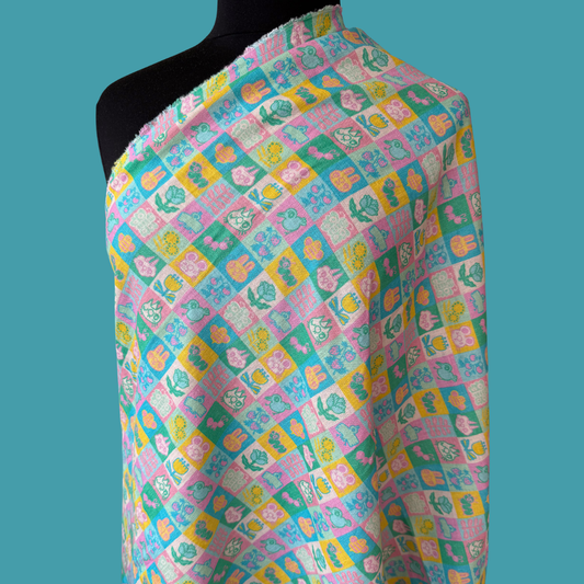 Cute Nature - Collab Print Run with So Lazo - Linen Rayon