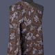 Botanical Tiles in Cocoa + Periwinkle Cotton Poplin