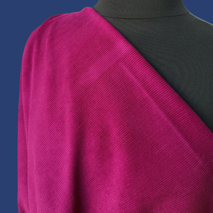Heavyweight Cotton Corduroy - Fuschia