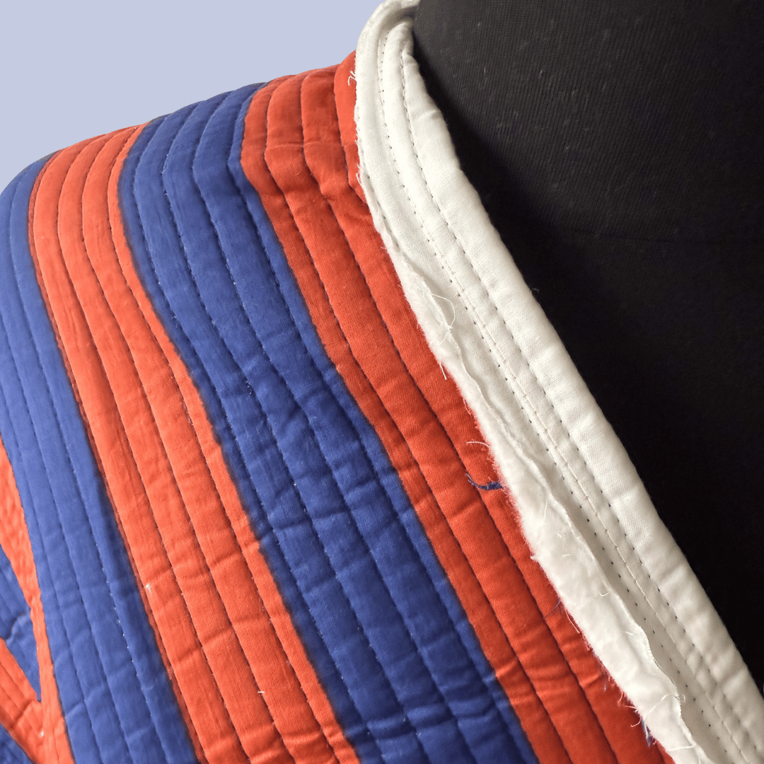 Warm Winter in Royal Blue Stripe - Sold in pre-cuts*