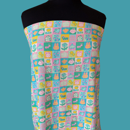 Cute Nature - Collab Print Run with So Lazo - Linen Rayon