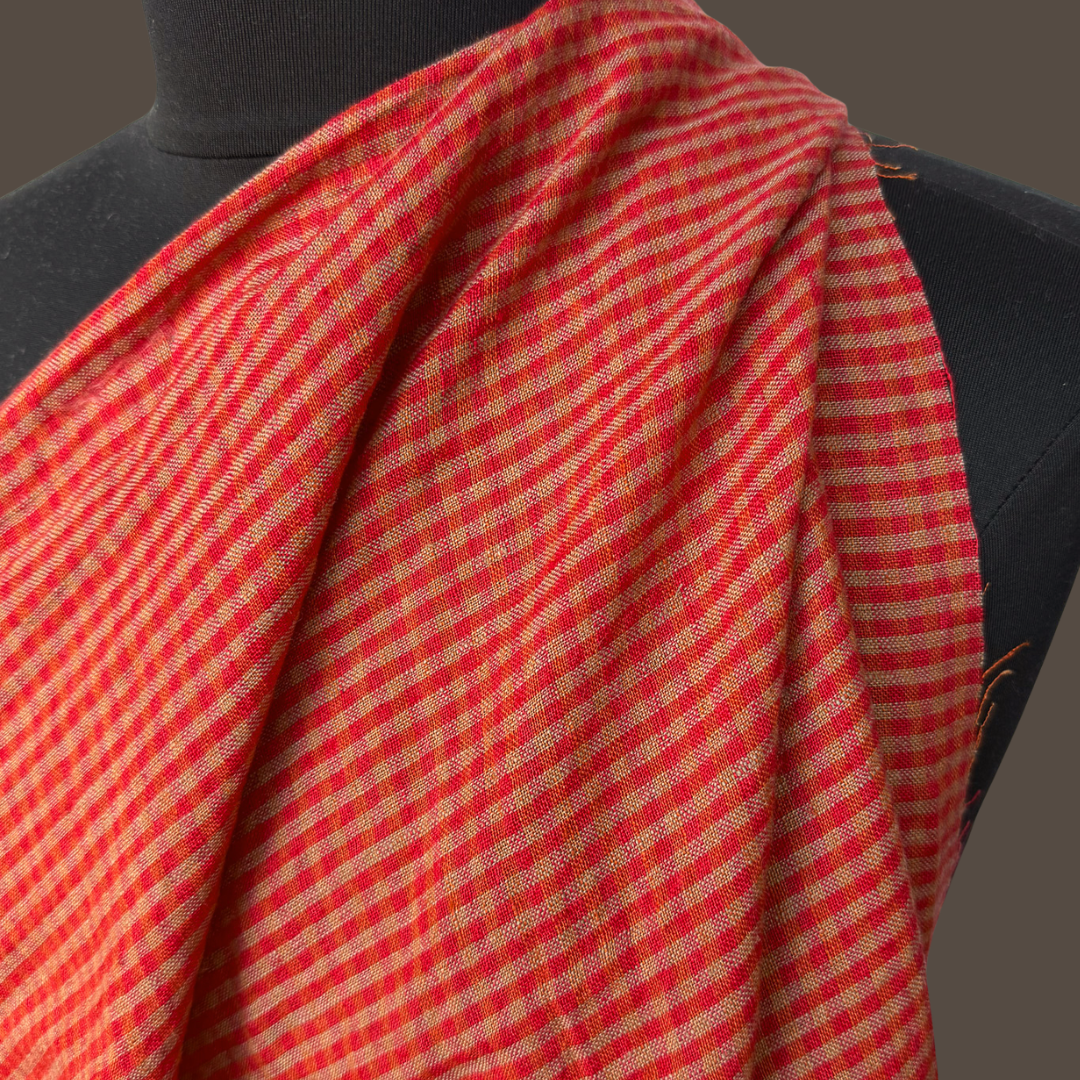 Mini Gingham Linen - Cherry Pie