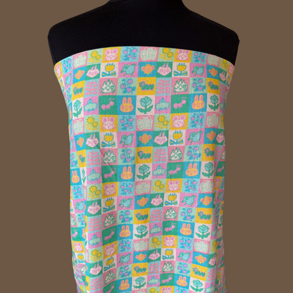 Cute Nature - Collab Print Run with So Lazo - Linen Rayon