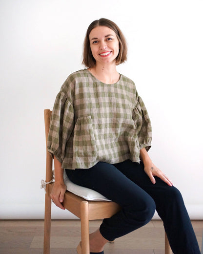 Collage Gather Top Printed Sewing Pattern