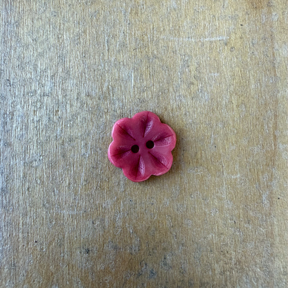 Lotus Corozo Shirting Buttons in Pink - 0.6" (sold by the button)
