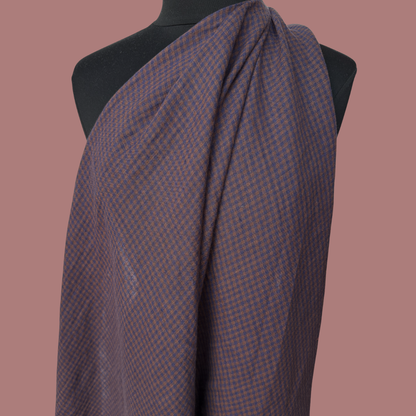 Mini Gingham Linen - Huckleberry