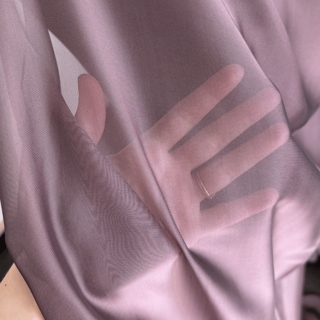 Dusty Plum - Silk Chiffon - Deadstock