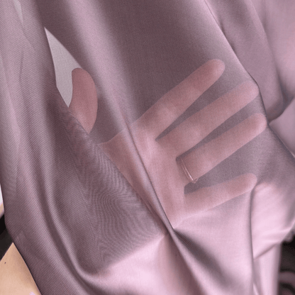 Dusty Plum - Silk Chiffon - Deadstock