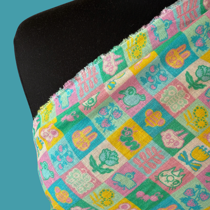 Cute Nature - Collab Print Run with So Lazo - Linen Rayon