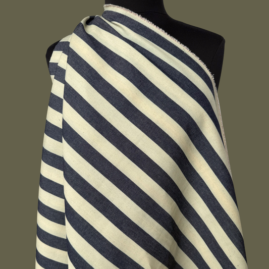 Big Stripes Midweight Denim - Deadstock