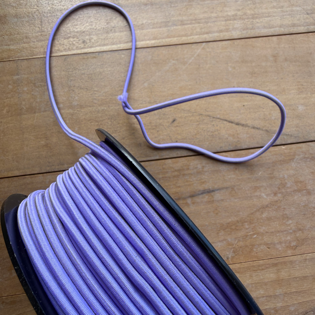 Elastic Round Cording - Sold by the Yard