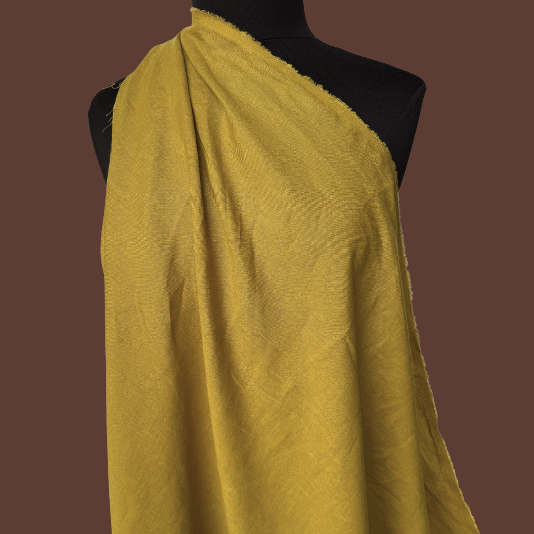 Lightweight Stonewashed Linen - Citrine
