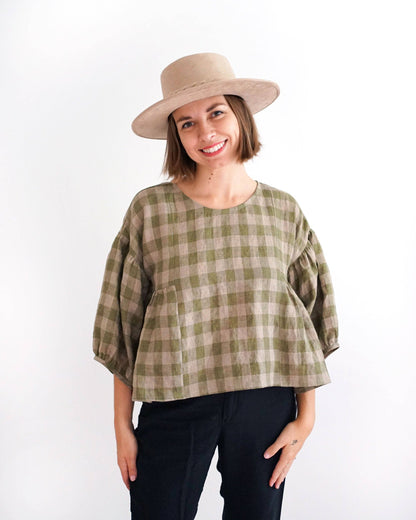 Collage Gather Top Printed Sewing Pattern