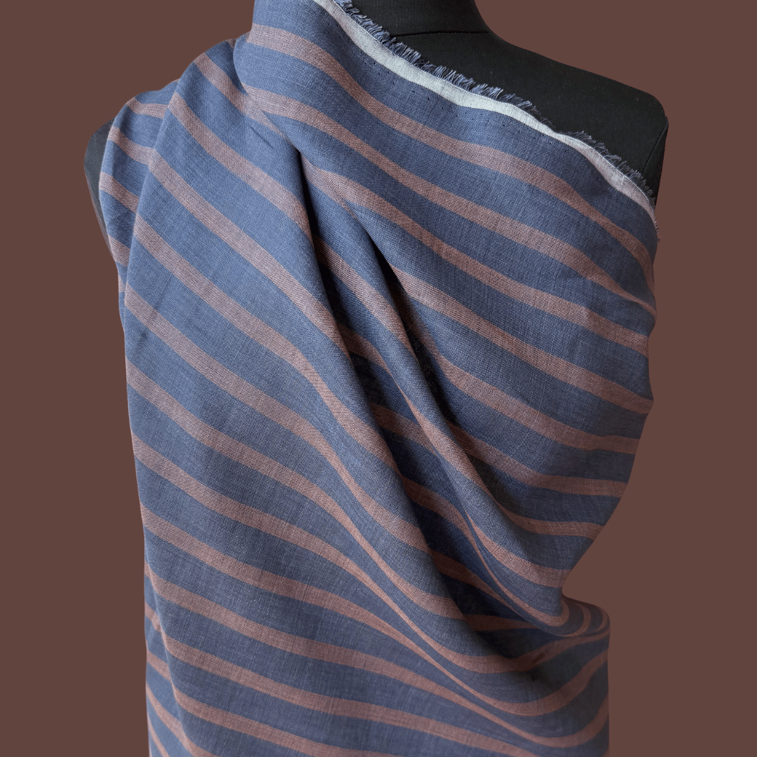 Autumn Striped Linen - Nautical