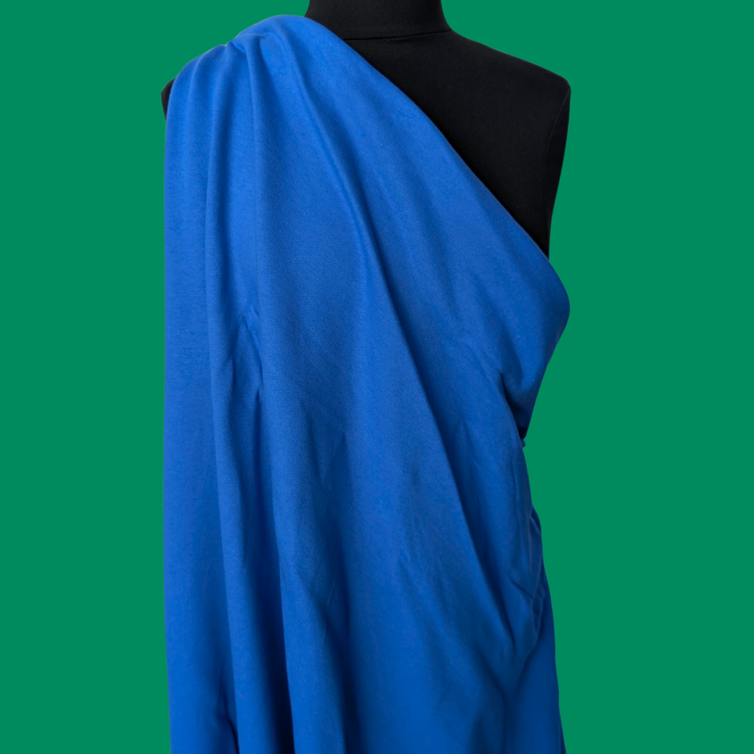 Heavyweight Cotton French Terry in Cobalt