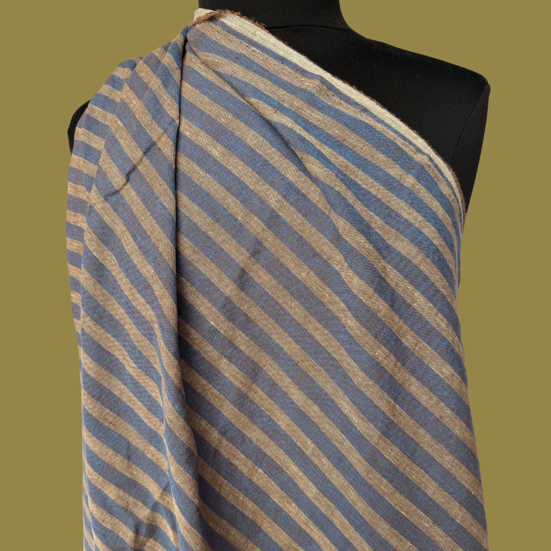 Luminous Linen - Stripe - Harbor